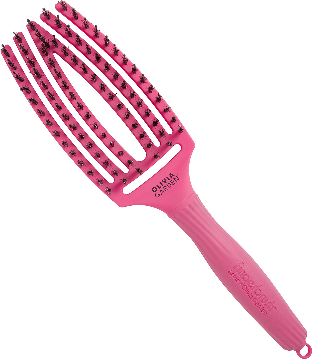 Olivia Garden Fingerbrush Combo Medium Hot Pink B-2555