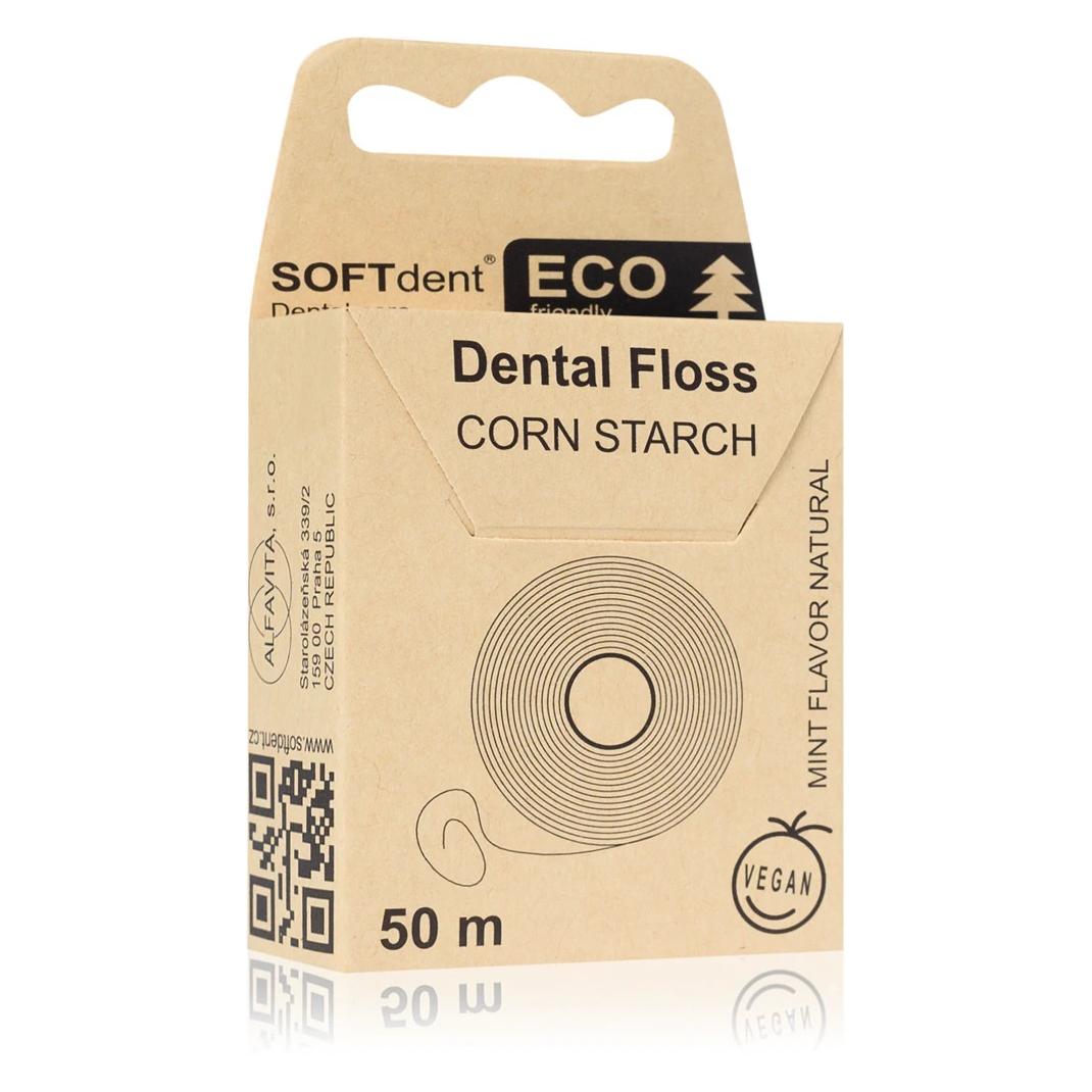 SoftDent ECO Maisstärke Zahnseide Minze 50m (50 m) (49990731)