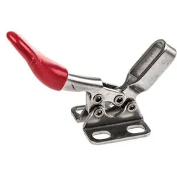 RS PRO, Schraubstock + Zwinge, Hebelklemme 50kg Edelstahl