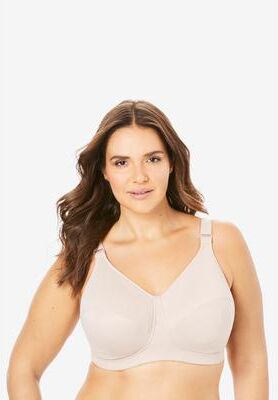 Plus Size Women's Celeste Soft Cup Cooling Wireless Bra GD6113 by Goddess in Fawn (Size 40 O)