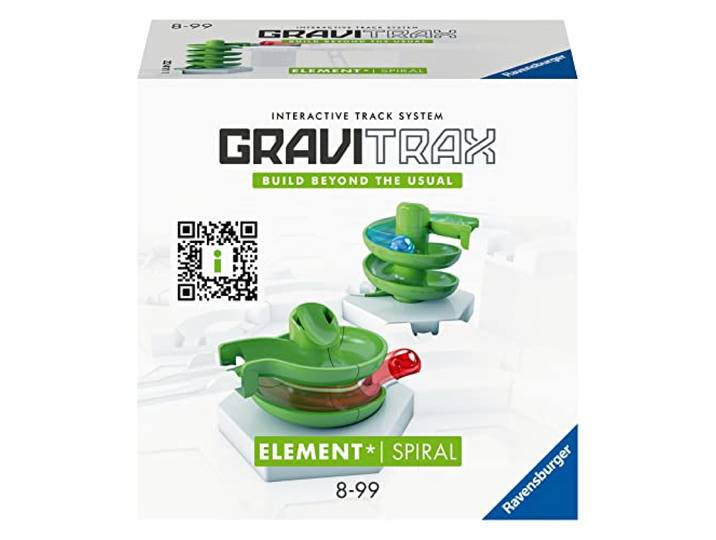 Ravensburger GraviTrax Element Spiral 22424 - GraviTrax verlengstuk voor je ballenbaan - knikkerbaan en bouwspeelgoed vanaf 8 jaar, te combineren met alle producten