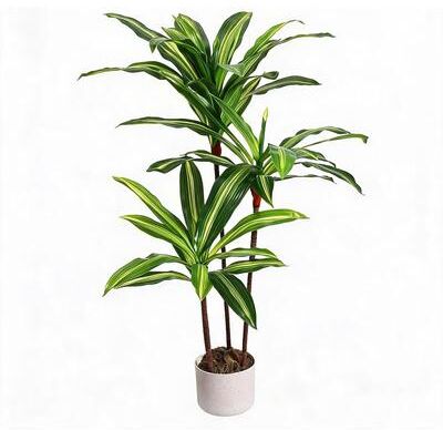 YUN "39.37"" Artificial Brazilian Wood Tree, Faux Pine Shrub Plant for Home Decor - Brazilian wood"