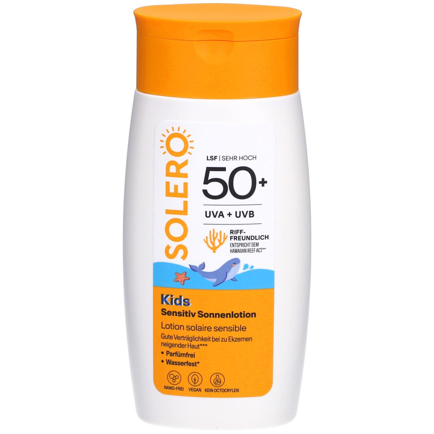Solero Kids Sensitiv Sonnenlotion Spf50+ 200 ml Sonnenschutzcreme