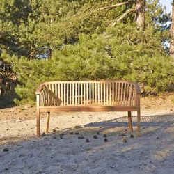 Outdoorbank für den Garten Balkon Veranda aus Teakholz Ernest 140 cm