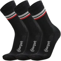 Bergzeit, Unisex, Sportsocken, Retro (36 - 38), Schwarz