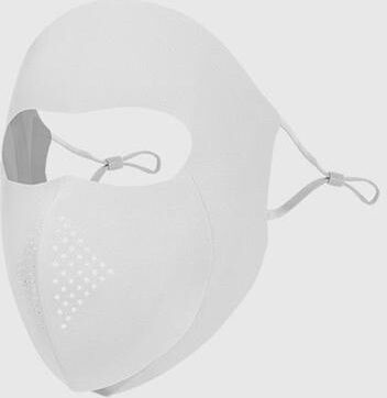 Universal Stock Summer UV Face Mask Breathable Full Face Sun Protection Cover For Women light Gray