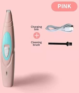 Uplift Essentials Pet Electric Hair Trimmer For Dogs And Cats pink