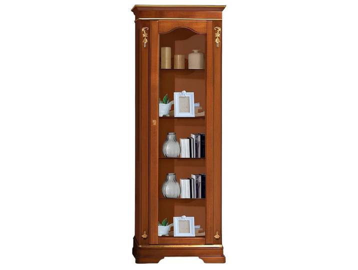 Xlmoebel Vitrine Holzvitrine im Art-Déco-Stil mit elegantem Design und edlem Finish (Vitrine) Hergestellt in Italy