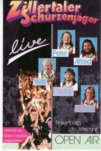 Zillertaler Schürzenjäger - Live/Open Air Finkenberg [Musikkassette] [Musikkassette] - Preis vom 10.10.2026 11:48:34 h