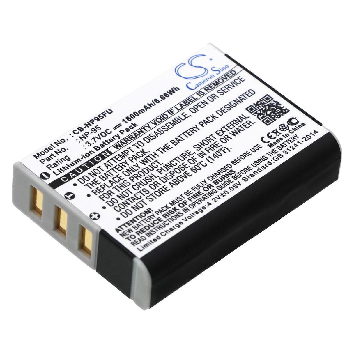 CS Cameron Sino Batterie für NP-95 Ersatzbatterie (Kamera Akku) (NP-95)