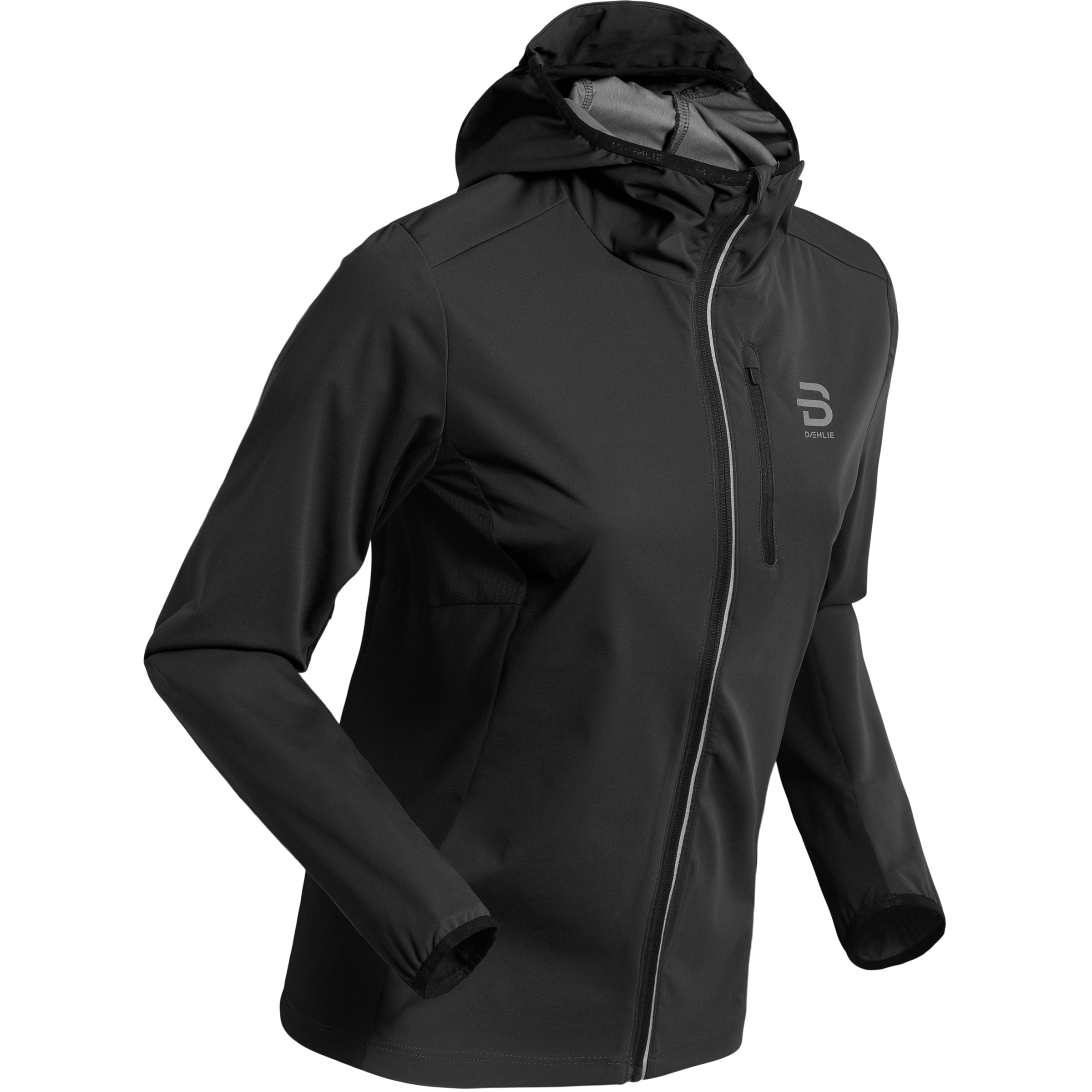 Daehlie Winter Run Protect Damen Softshelljacke schwarz Größe S Laufen Wasserdicht Wasserabweisend