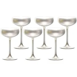 SEKTSCHALEN Elements Silber 230 ml 6er Set