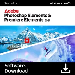 Adobe Photoshop Elements & Premiere Elements 2027 [3 Jahre]