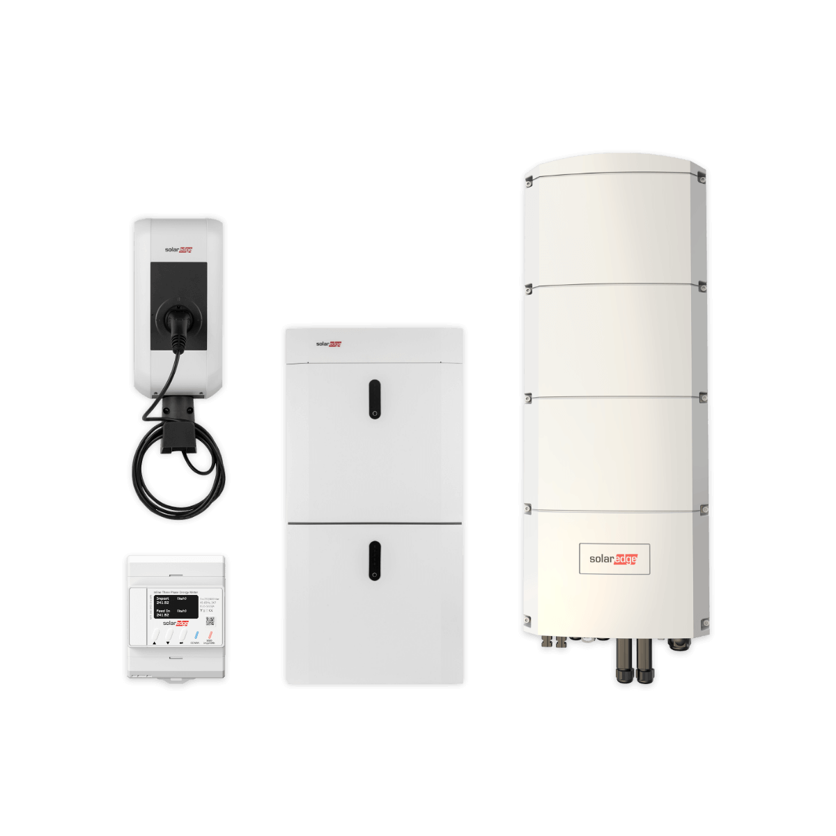 SolarEdge Kombipaket Home mit Ladestation, SE8K-RWB48 und 9,2 kWh