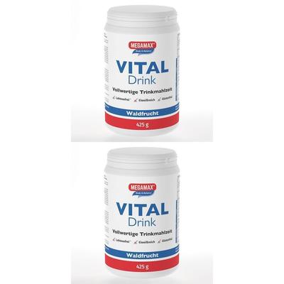 Megamax Vital Drink Waldfrucht Pulver 2x 2x425 g