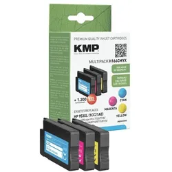 KMP Tintenpatronen-Set ersetzt Hewlett Packard »HP 953XL (1CC21AE)« blau