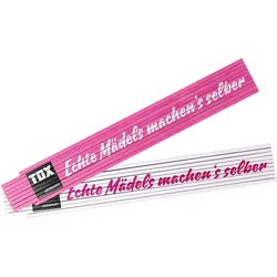 TOX Meterstab "Echte Mädels machen's selber" Holz