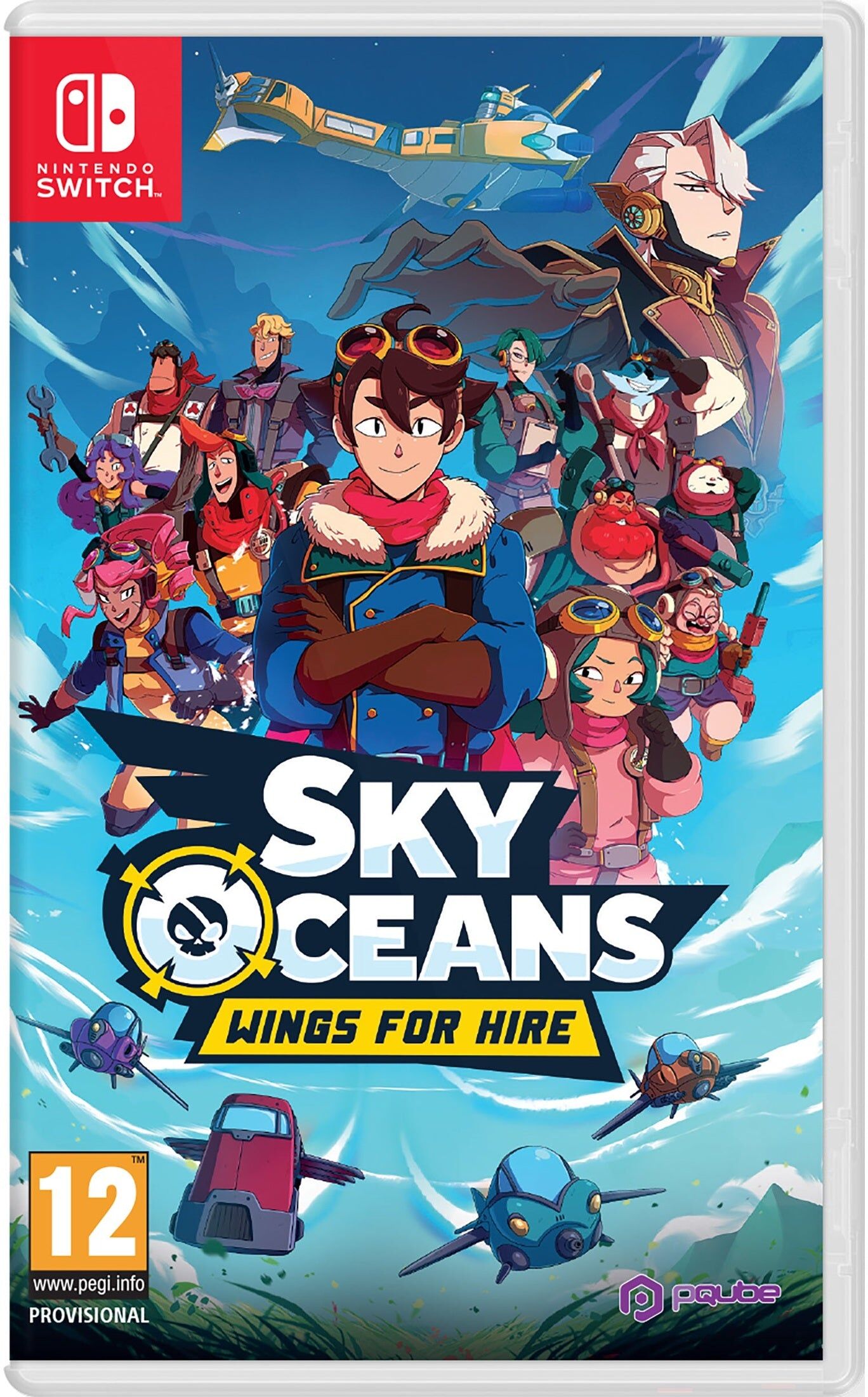 PQube Sky Oceans: Wings for Hire for Nintendo Switch (Game Cartridge) - Nintendo Switch Game - PEGI 12