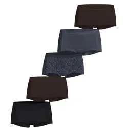 Björn Borg 5P Everyday Boxer Shorts Grau/Schwarz Ökologische Baumwolle Small Damen