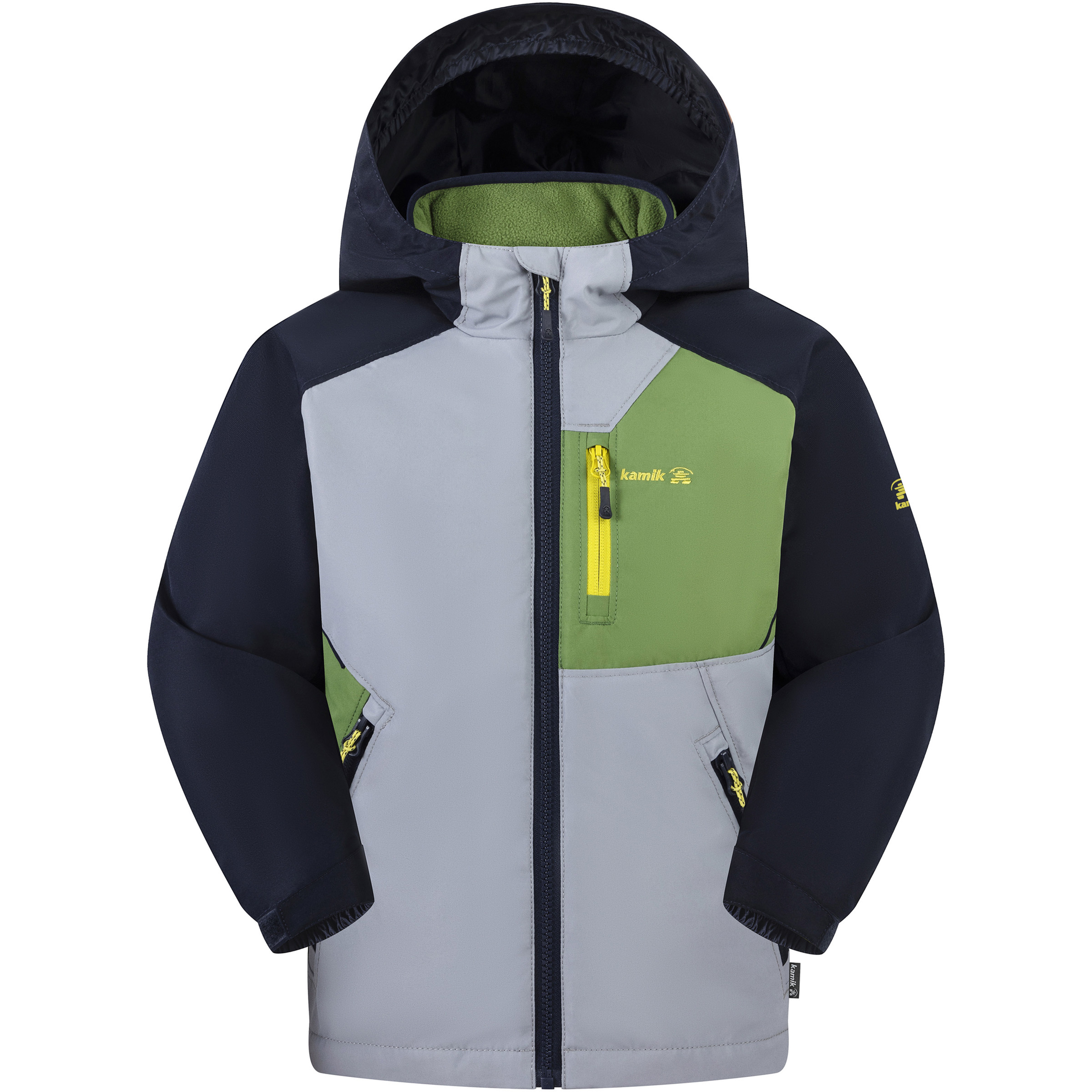 Kamik Otis Kinder Regenjacke grau Größe 140 Trekking Wasserdicht Wasserabweisend