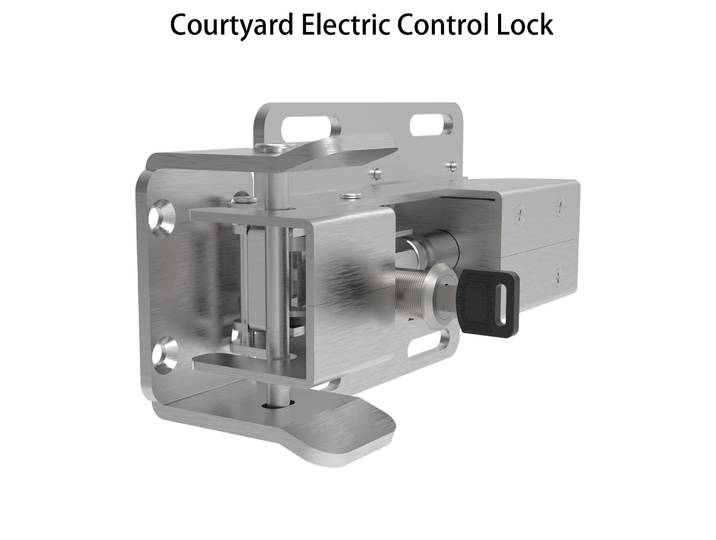 Serrure à boulon de porte coulissante automatique, DC24V, serrure de cour extérieure, ouvre-porte électrique automatique, système de contrôle d'accès de porte