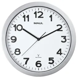MAUL Funk-Wanduhr »MAULstep« Ø 35 cm schwarz, 35 cm