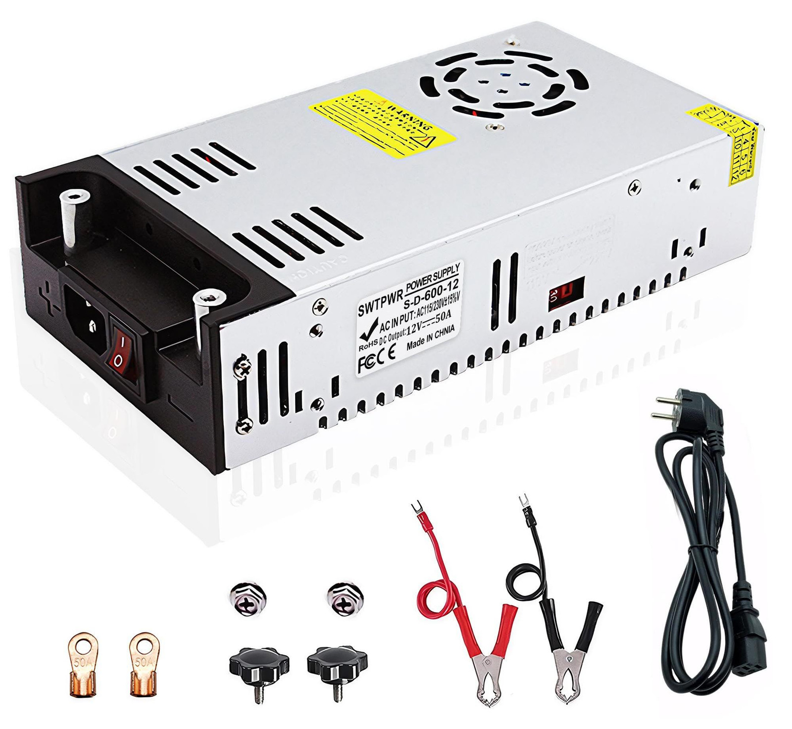 Lustrens Upgrade schakelaar voor DC 12V 50A 600W voeding