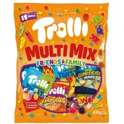 Trolli Fruchtgummi Multi Mix »Friends & Family« 18 Portionen einzeln verpackt
