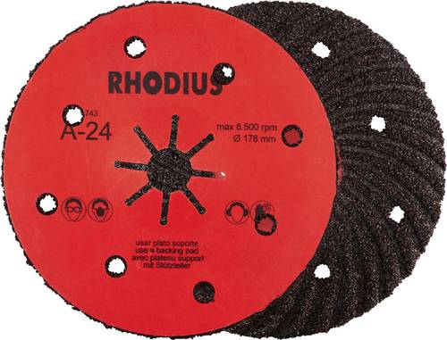 Rhodius 305485 Fiberscheibe Körnung (num)=24 25St.