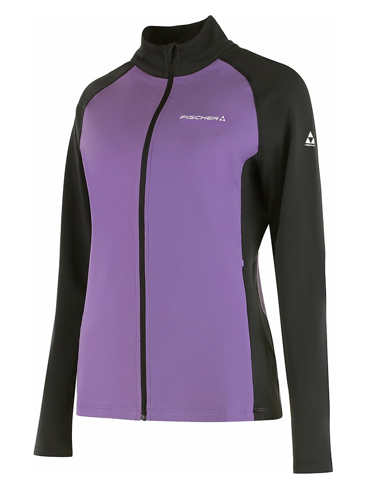 Fischer Funktionsjacke "El Flex" in Lila/ Schwarz - M