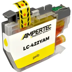 Kompatible Tinte ersetzt Brother LC-422Y yellow