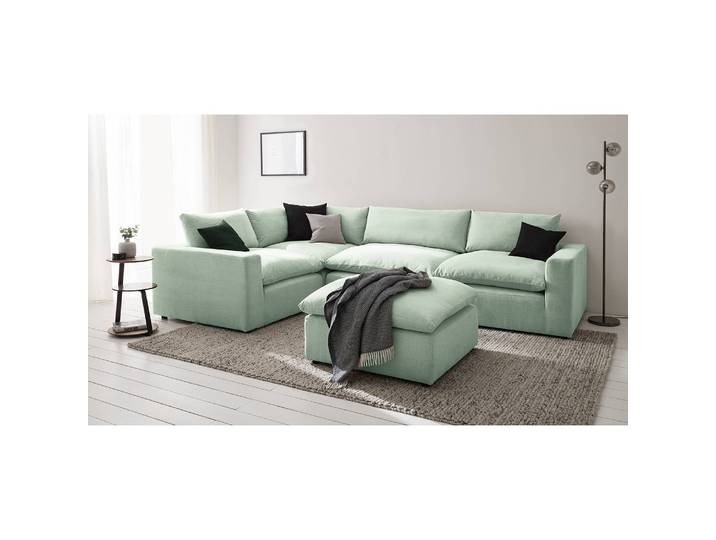 Repose-pieds Velada 84cm Vert/Gris menthe