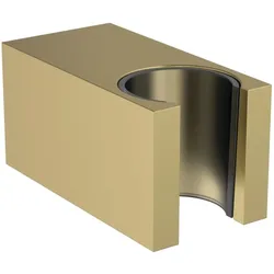 Ideal Standard Idealrain Atelier Brausehalter BC770A2 eckig, aus Metall, fix, Brushed Gold