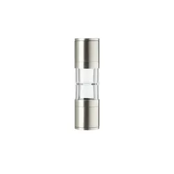 KHG Salz- und Pfeffermühle  KHG ¦ silber ¦ Edelstahl,Glas ¦ Maße (cm): H: 19  Ø: 5.2