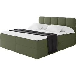 BOXBETT mit Matratze H3 - FAMA - 200x200 cm Grün Quelle