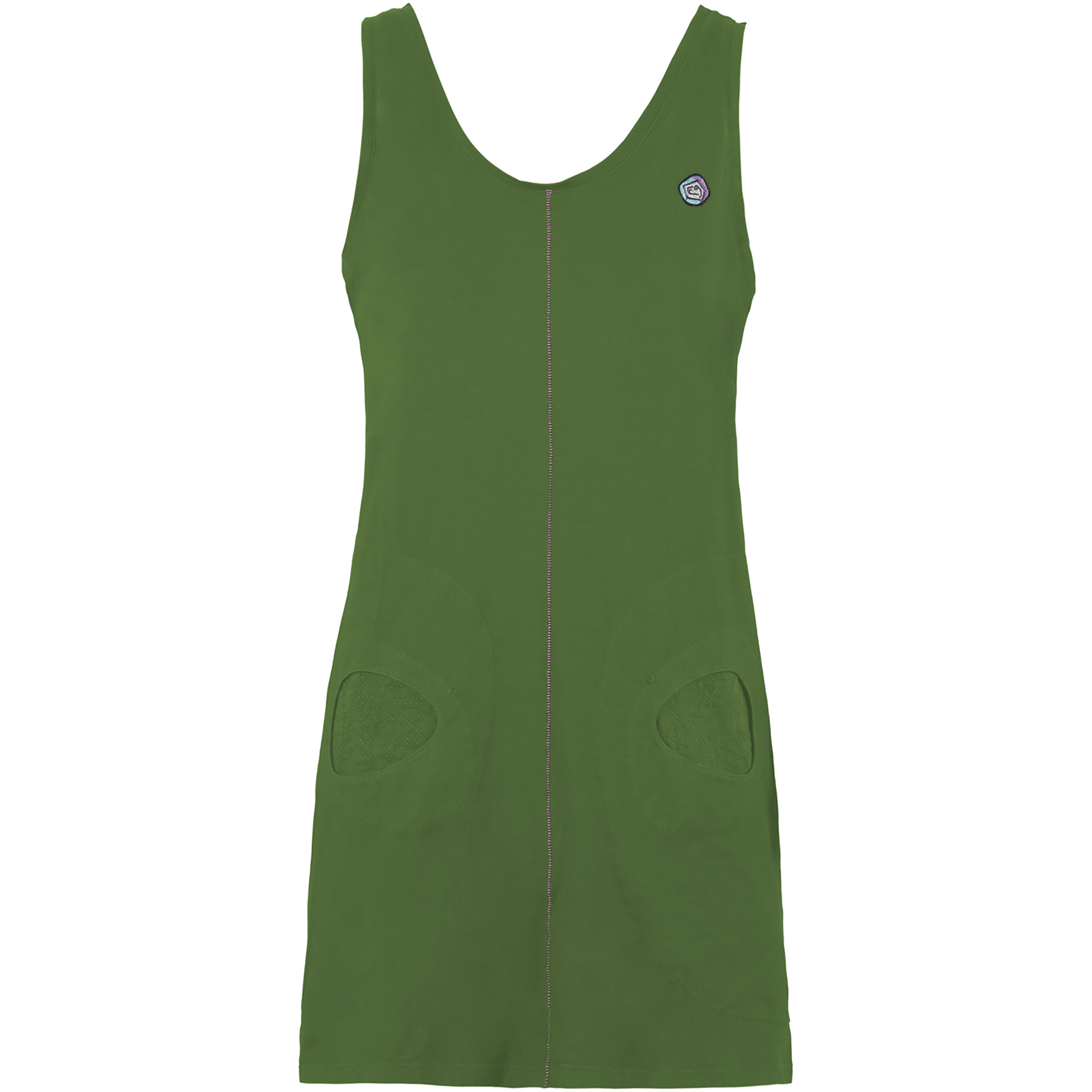 E9 Gidye Kleid Damen Kleider oliv Größe L Lifestyle Hautfreundlich