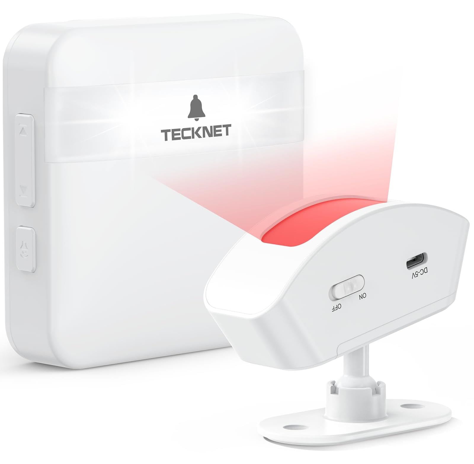 Selius Draadloze Bewegingssensor Alarm voor Deur met PIR Sensor