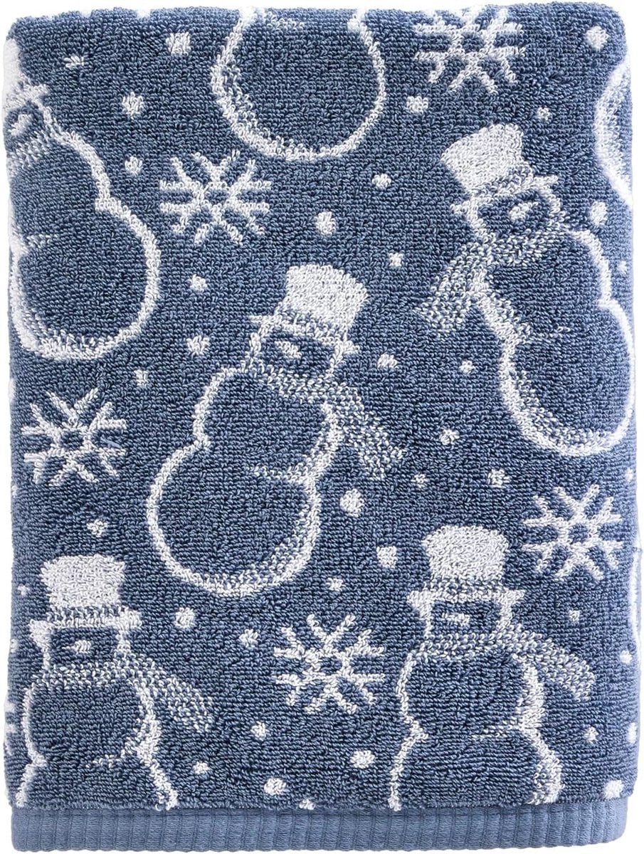 Decoratieve handdoek Winter Wit voor in de badkamer