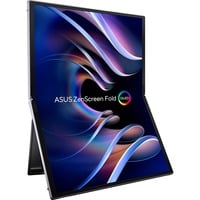 ZenScreen Fold MQ17QH, OLED-Monitor 43.9 cm (17.3 Zoll), silber, QHD, USB-Hub, faltbar, Dual USB-C, Mini-HDMI