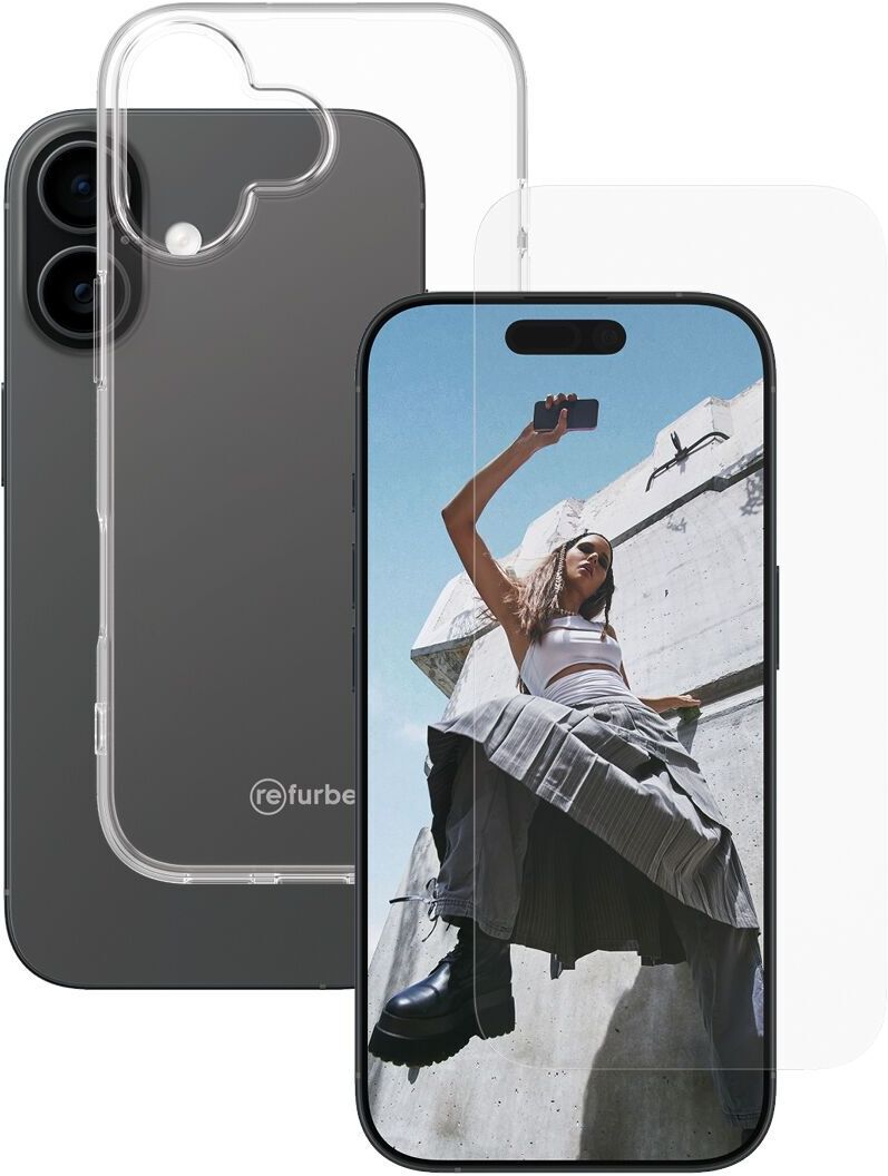 Hülle transparent & Displayschutz   PanzerGlass™   iPhone 17 - Refurbished