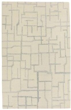 Alora Decor Arto Collection Wool and Tencel Area Rug