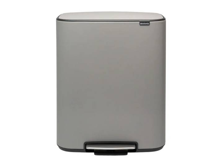 Brabantia Bo Treteimer 60 L Mineral concrete grey