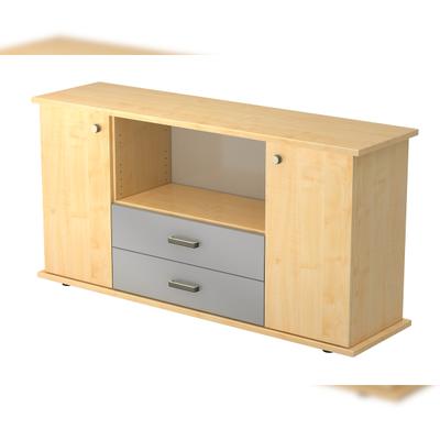 Hammerbacher-Sideboard 2 Türen, 2 Schübe SG Ahorn/Ahorn-VSBTS/3/3/SG