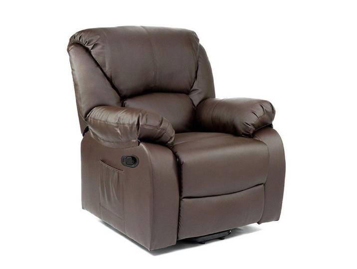 Fauteuil de relaxation massant chauffant MARRON