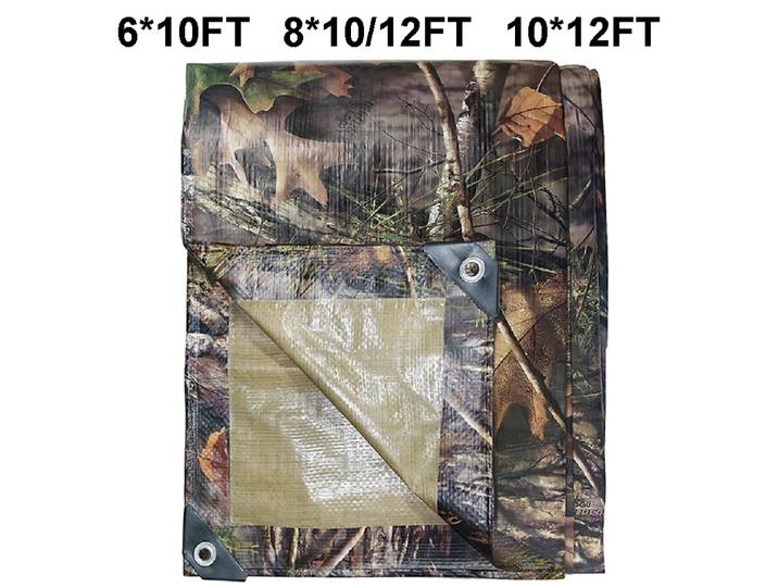 Bâche d'auvent imperméable de Camouflage, ombre 6*10 8*10/12 10*12 pieds, auvent de jardin extérieur, bâche de Camping, abri solaire bionique