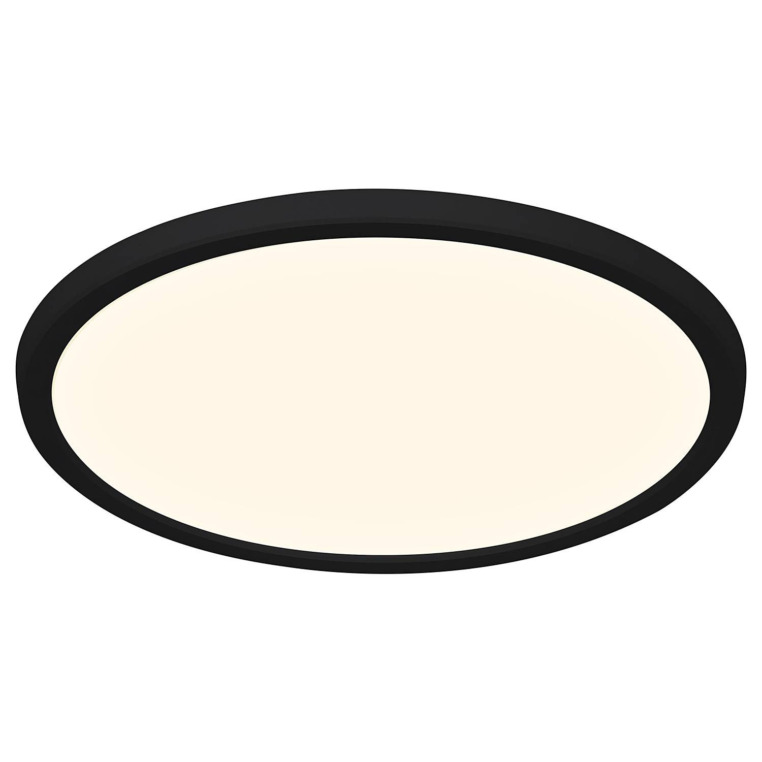 Nordlux Oja Smart LED-plafondlamp - Zwart - Rond - Ø 29 cm