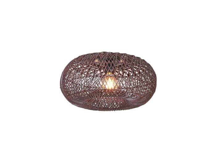 Plafonnier bambou bordeaux ø50cm