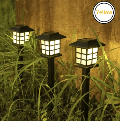 Inspire Curations Waterproof LED Solar Pathway Garden Lights yellow 2pcs