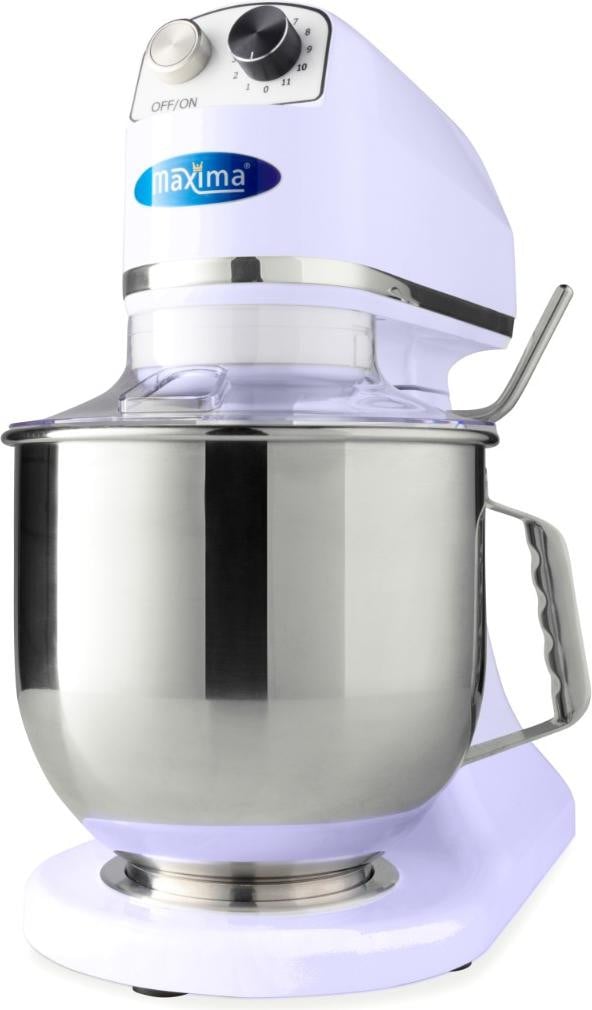Maxima Gastro planetaire mixer 7 liter voor tot 2 kg deeg - Lila