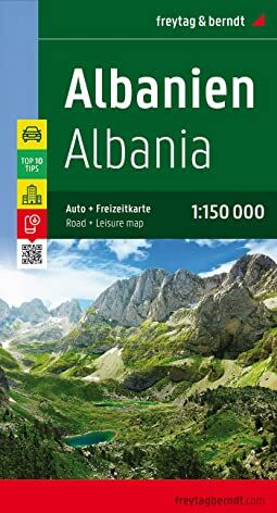 freytag & berndt - Albanien, Straßen- und Freizeitkarte 1:150.000, freytag & berndt (freytag & berndt Auto + Freizeitkarten) - Preis vom 06.10.2026 07:26:00 h